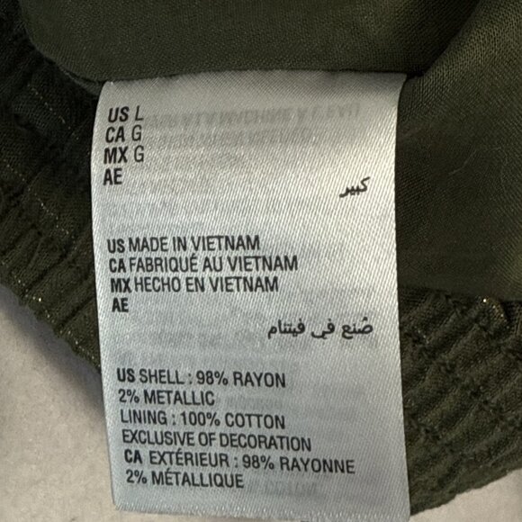 I.N.C. International Concepts High-Rise Wide-Leg Pants NWT W Pockets Size Large - Picture 7 of 10